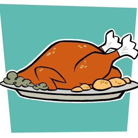 461x461 Cooked Turkey Cartoon Free Download Clip Art 2