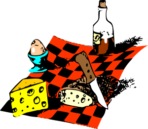 300x261 Picnic Food Clip Art