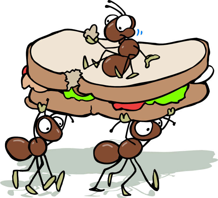 750x681 Ant Clipart Cartoon