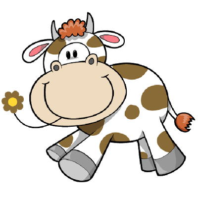 400x400 Cartoon Farm Animal Clipart