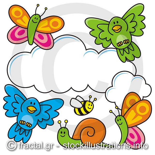 640x640 Baby Cartoon Animals Clipart