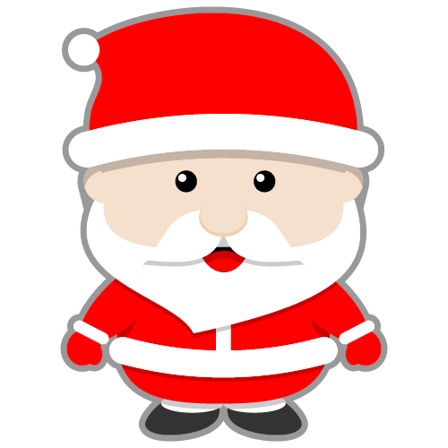 500x500 Free Cute Cartoon Santa Claus Clip Art
