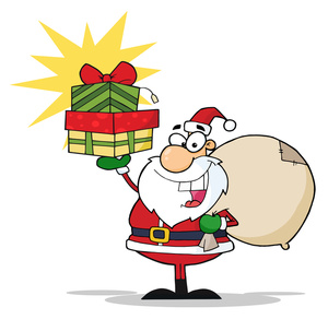 300x292 Santa Claus Clipart Image