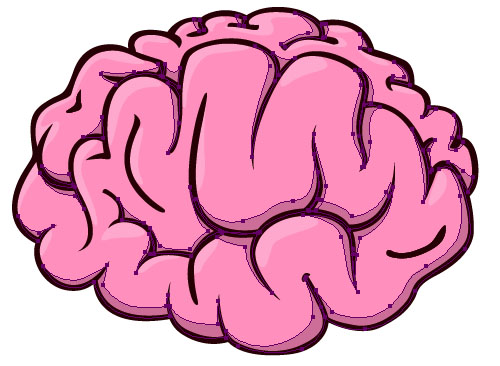 500x366 Cartoon Brain