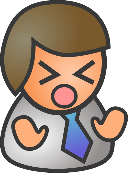 444x597 Cartoon Picture Of A Sad Person