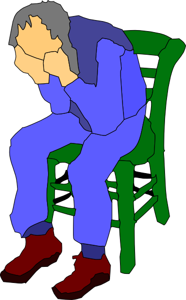 372x598 Man Sitting On A Chair Clip Art
