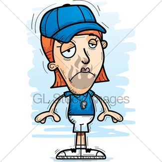 325x325 Sad Cartoon Man Coach Gl Stock Images