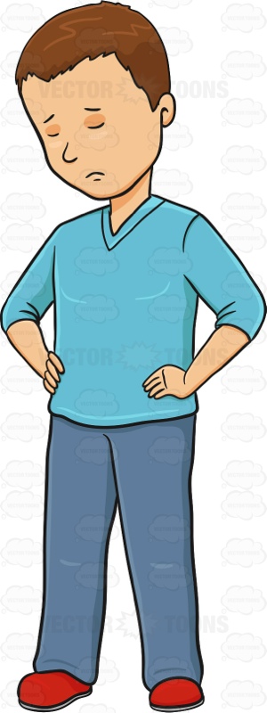 300x800 Sad Person Cartoon Collection