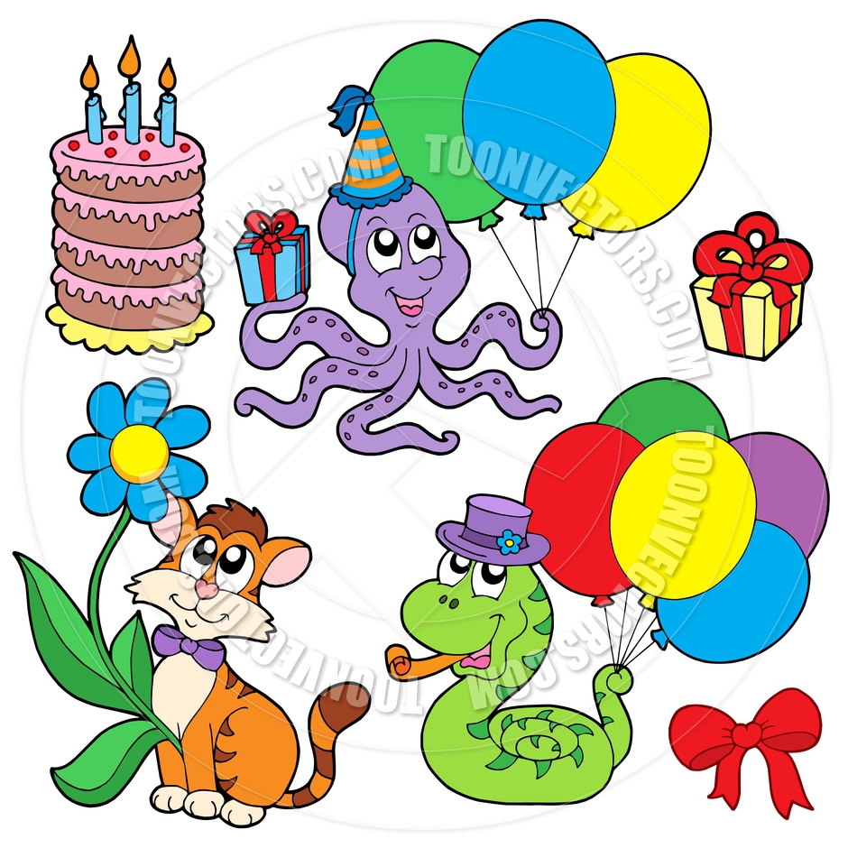 940x940 Cartoon Party Animals Collection By Clairev Toon Vectors Eps