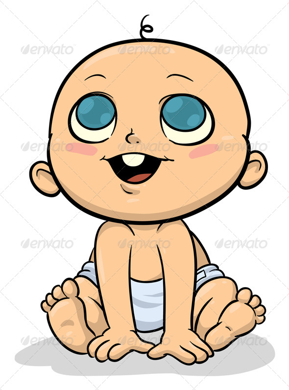 590x796 Cartoon Baby By Memoangeles Graphicriver