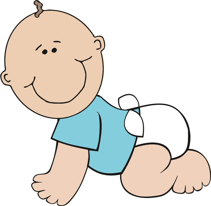 687x672 Baby Boy Cartoon Clipart Clipart Panda