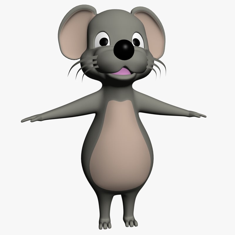 800x800 Mouse 3d Model
