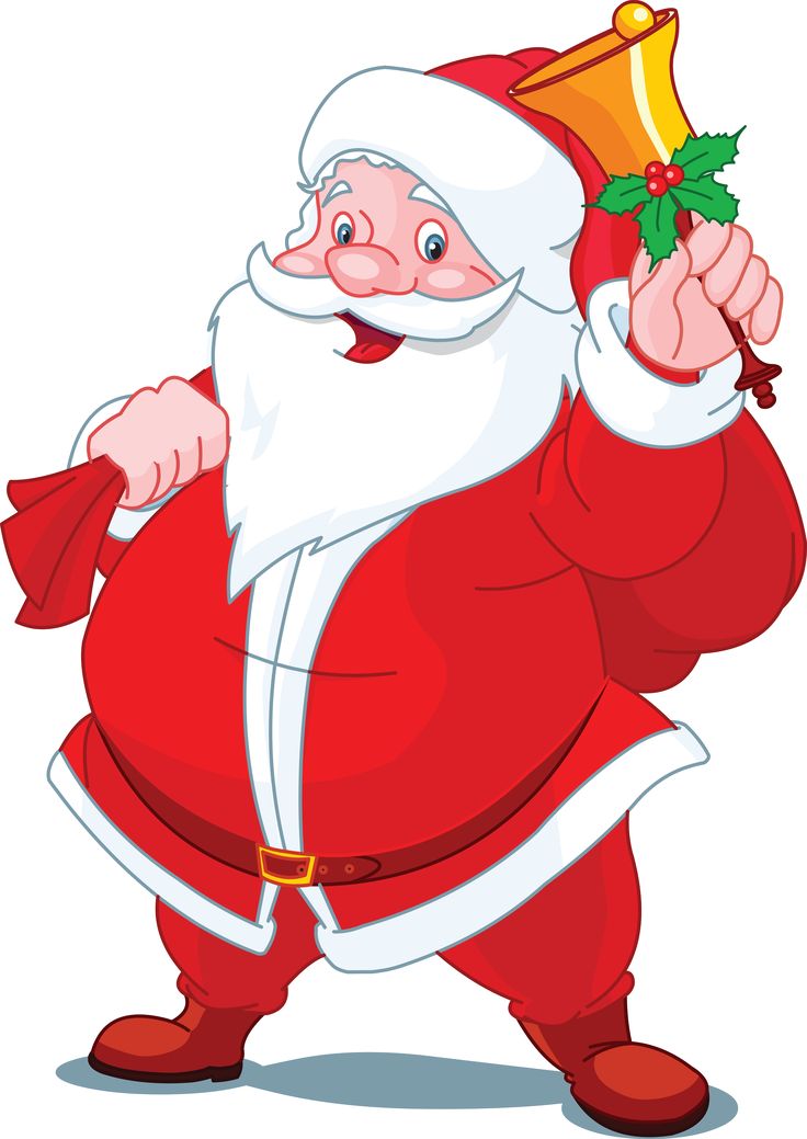 736x1039 Cartoon Santa Clipart