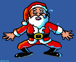 292x241 Animated Santa Claus Cartoon