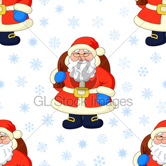 325x325 Santa Claus And Christmas Tree Gl Stock Images