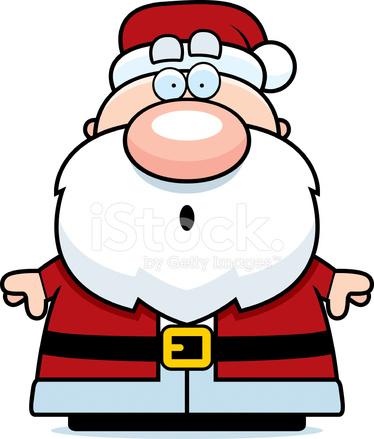374x439 Surprised Cartoon Santa Claus Stock Vector