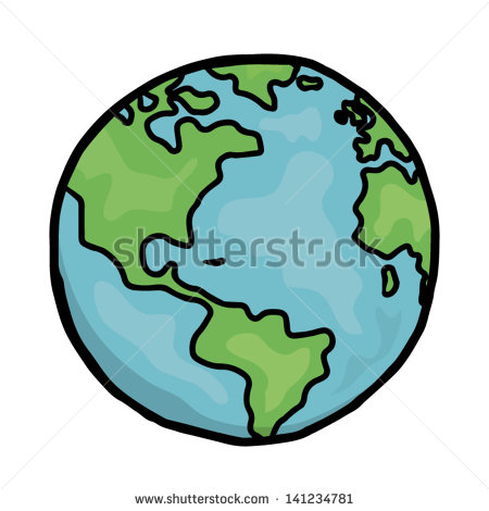 450x470 Drawn Globe Vector World