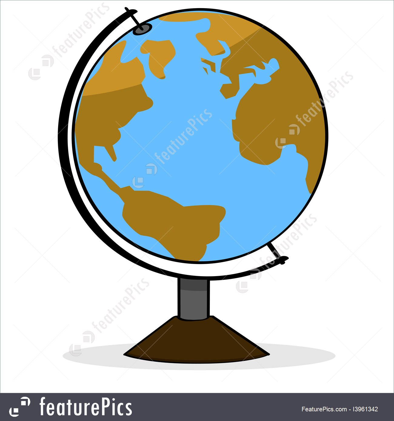 1300x1392 Globes Cartoon Globe