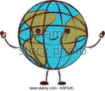 368x320 World Globe Cartoon Stock Vector Art Amp Illustration, Vector Image