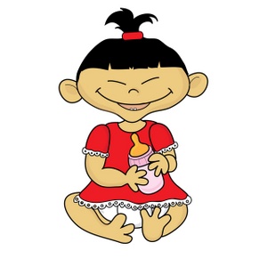 300x300 Baby Girl Cartoon