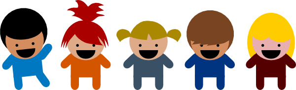 600x183 Cartoon Kids Clip Art