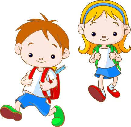 432x420 Cartoon Children Clipart