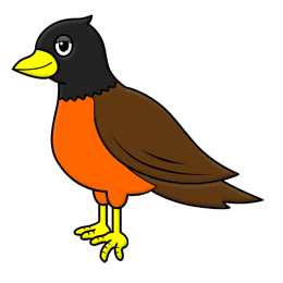 260x260 Cartoon Robin Step By Step Drawing Lesson