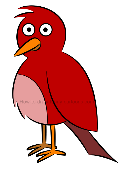 488x643 To Draw An Illustration Of A Bird