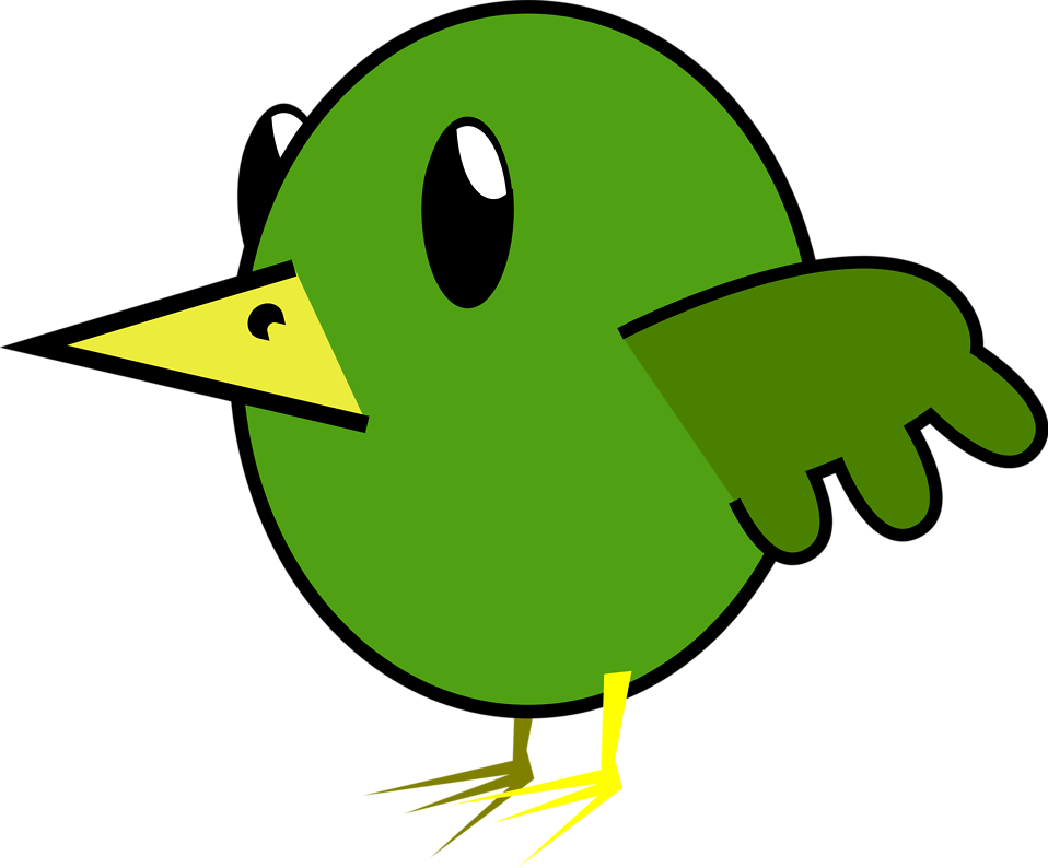 958x794 Bird Green Free Stock Photo Illustration Of A Green Cartoon