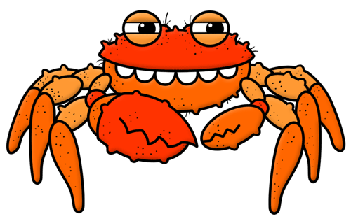 500x316 Cartoon Crab Step By Step Drawing Lesson