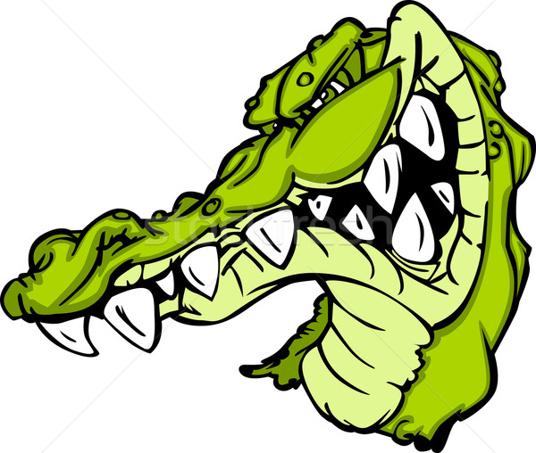 600x508 Gator Or Alligator Mascot Cartoon Vector Illustration Dennis