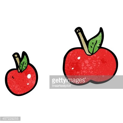 414x414 Cartoon Apples Premium Clipart