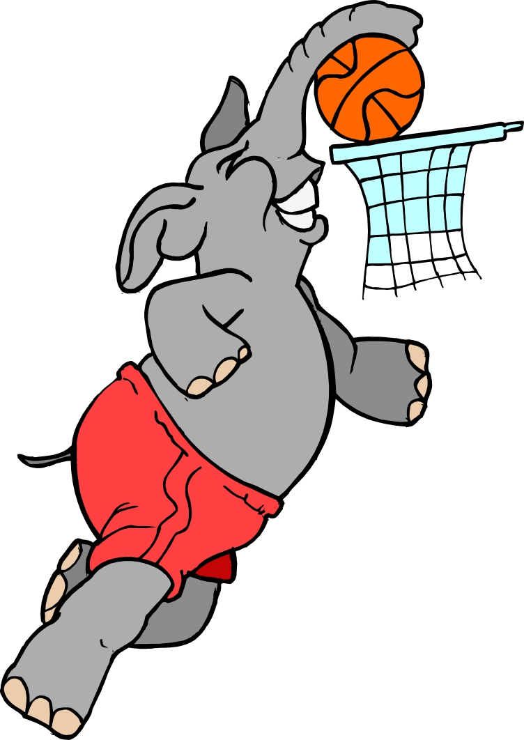 752x1062 Basketball Cartoon Player
