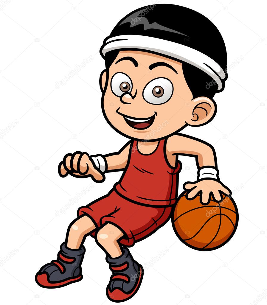 896x1024 Cartoon Basketball Player Stock Vector Sararoom