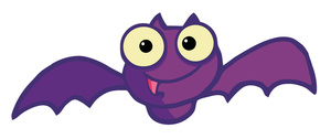 300x126 Bat Clipart Image