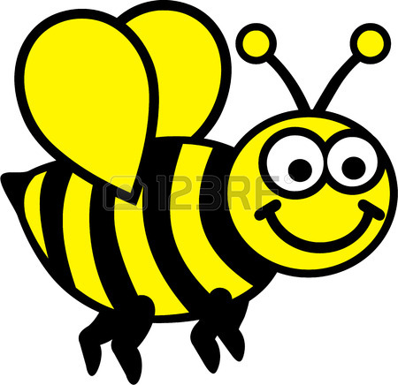 450x436 Cartoon Bee Two Colors Royalty Free Cliparts, Vectors, And Stock