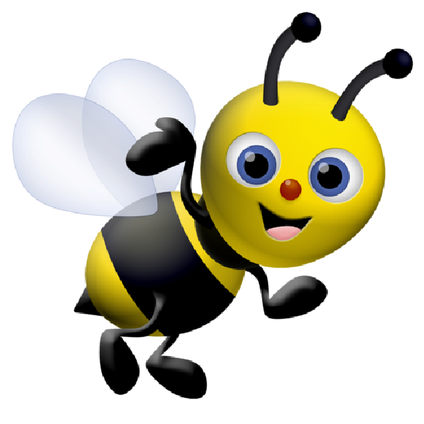 600x600 Cartoon Baby Bees