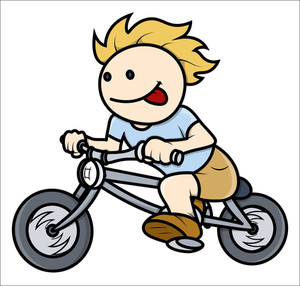 300x286 Boy Riding On Bike