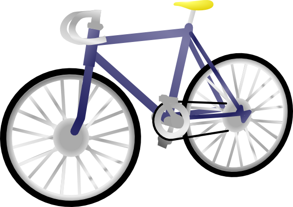 600x424 Bicycle Clipart Cartoon