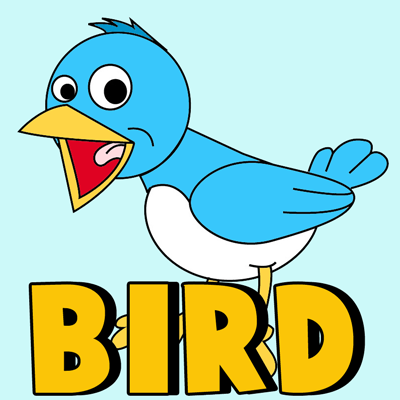 400x400 How To Draw Cartoon Birds With Easy Step By Step Drawing Tutorial
