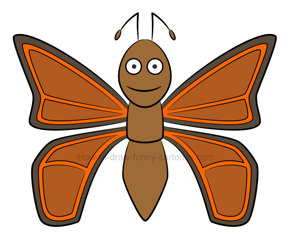 600x503 How To Draw An Illustration Of A Butterfly