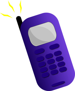 246x300 Cellular Telephone Clipart Image
