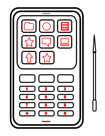 350x450 Drawing A Cartoon Cell Phone