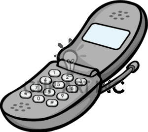 300x268 Cartoon Cell Phone Clipart Panda