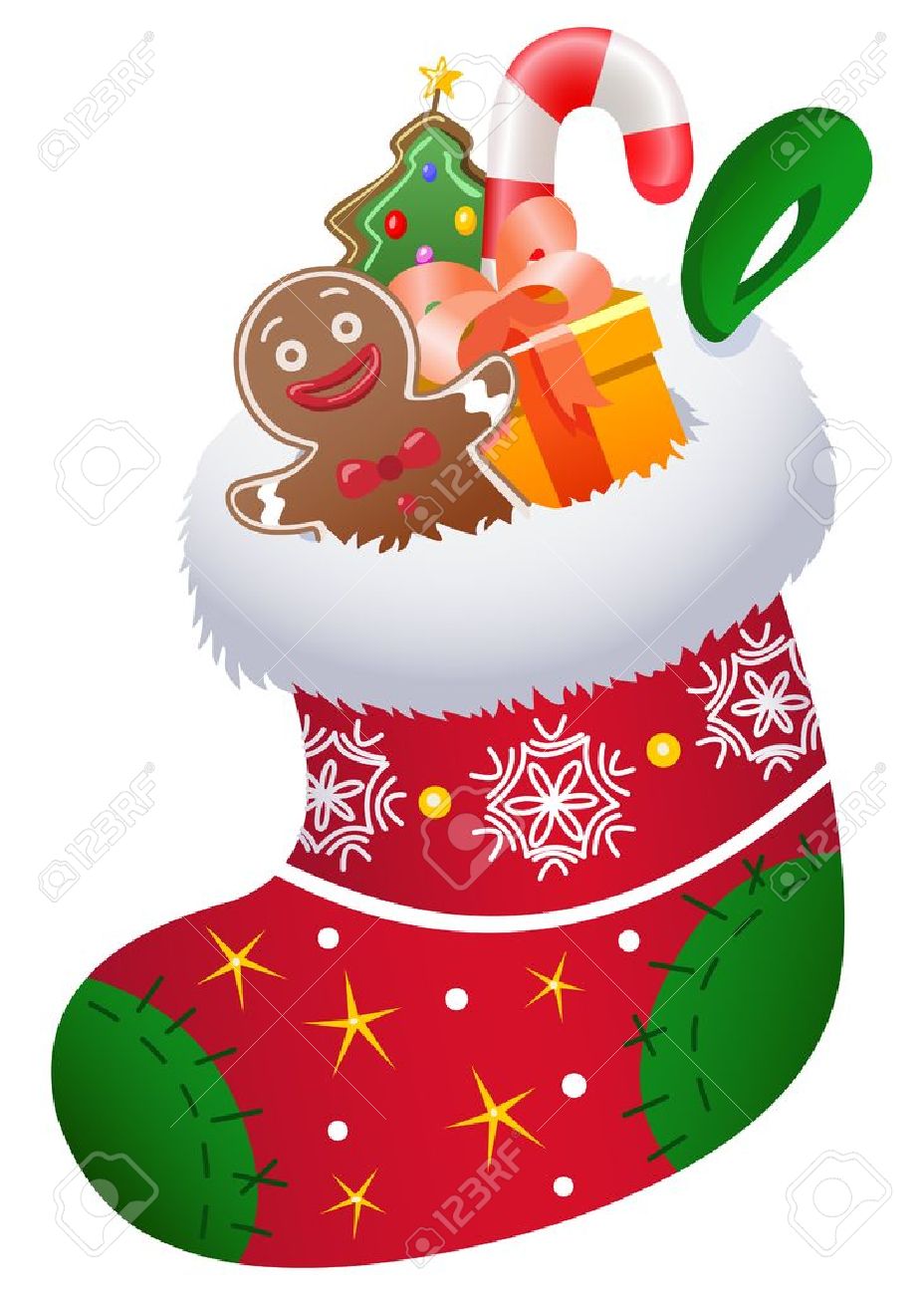 928x1300 Christmas Sock Royalty Free Cliparts, Vectors, And Stock