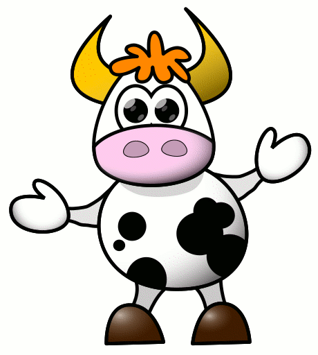 460x512 Cartoon Cows