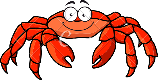550x281 Cartoon Red Marine Crab