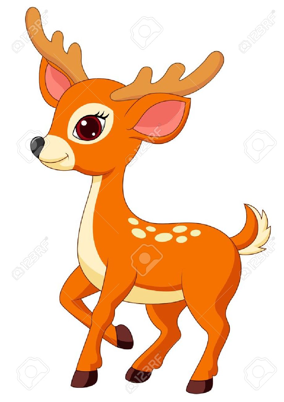 919x1300 Cute Deer Cartoon Royalty Free Cliparts, Vectors, And Stock