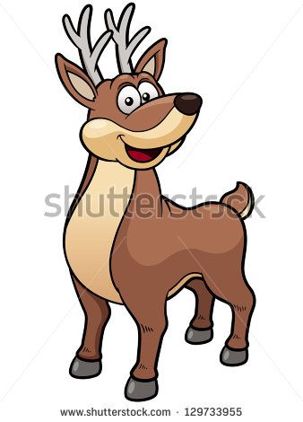 338x470 Best Deer Cartoon Ideas Animal Sketches