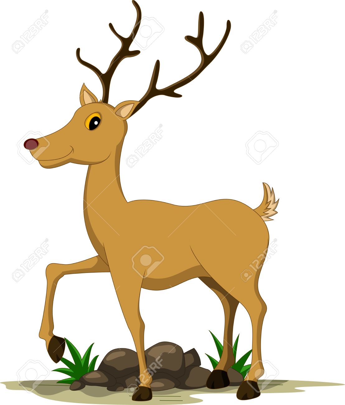 1108x1300 White Tailed Deer Clipart Cartoon